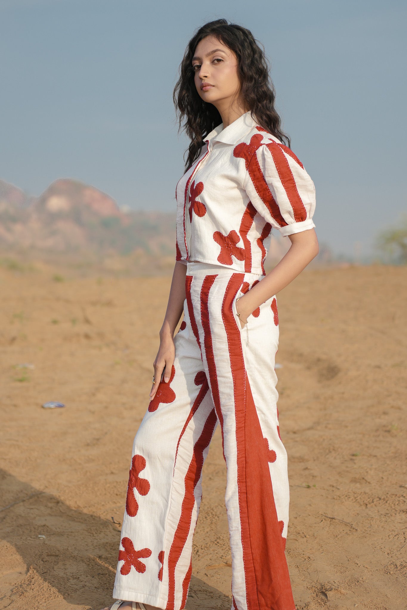 Contrast Co-ord Set