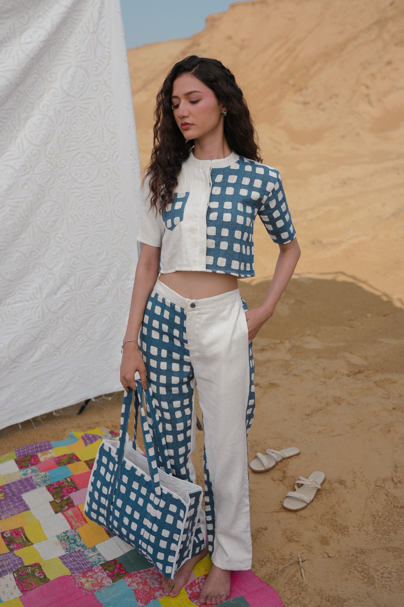 Checkered Co-ord Set